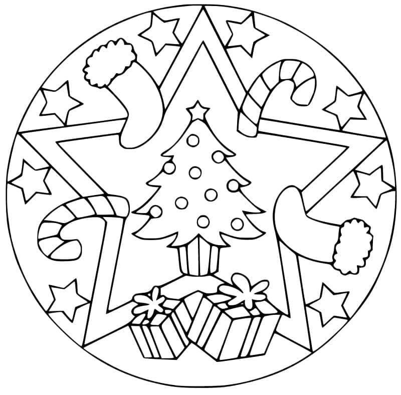 Mandalas de Noël 17